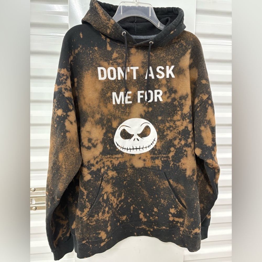 Fruit of the loom Black and Brown Graphic Hoodie